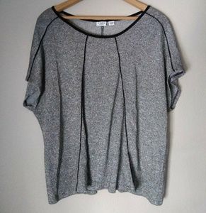 Women's top 22/24 Cato Woman Black White Gold